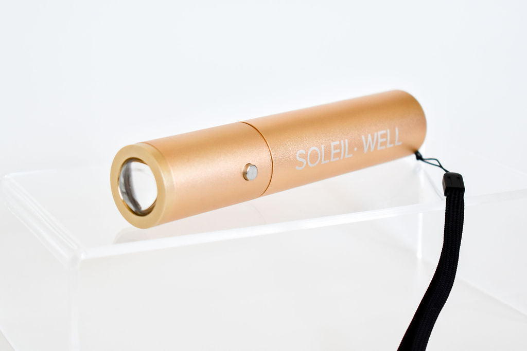 Domed lens and tip combo for Red Light Torch